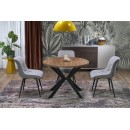 Стол обеденный HALMAR PERONI орех/черный 100-250/100